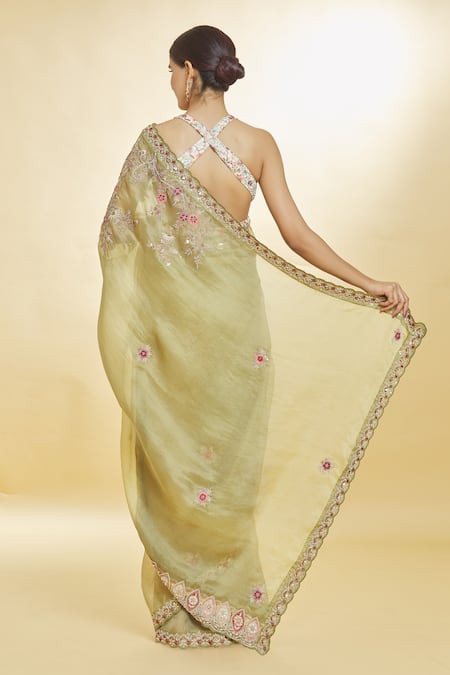 Priyal Bhardwaj Resham & Sequin Embroidered Saree 