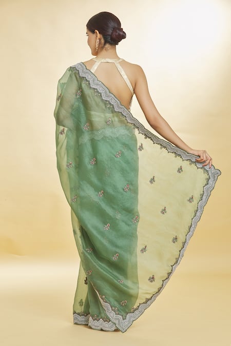 Priyal Bhardwaj Resham & Zari Embroidered Saree 