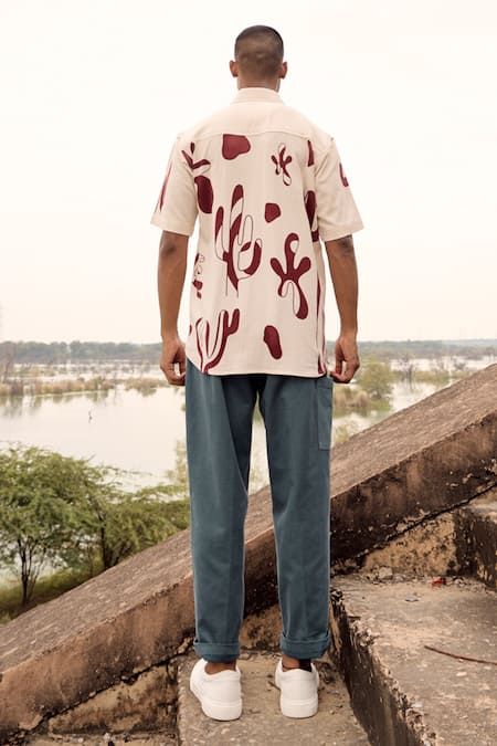 Kharakapas Cardinal Printed Shirt 