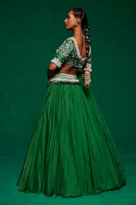 Payal & Zinal Waistband Embellished Lehenga Set 