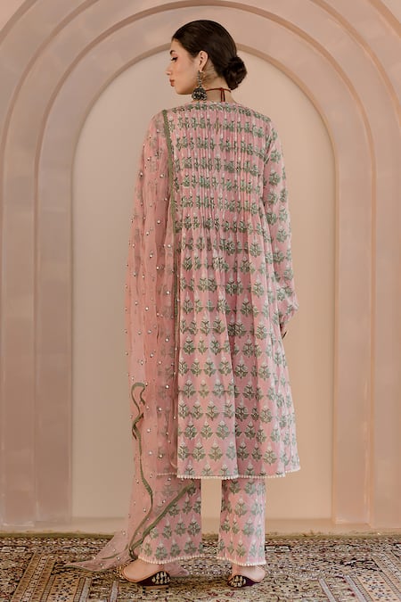 Gulabo Jaipur Shriya Block Print Kurta Pant Set 