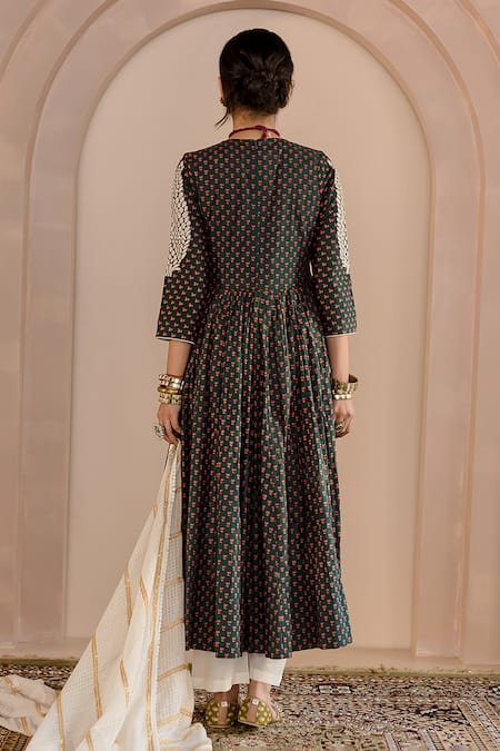 Gulabo Jaipur Shubha Floral Print Anarkali Set 