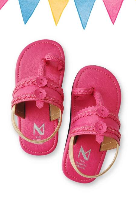 Buy Cute Walk by Babyhug Party Wear Sandals Pink for Girls (3-4Years)  Online, Shop at FirstCry.com - 9415026