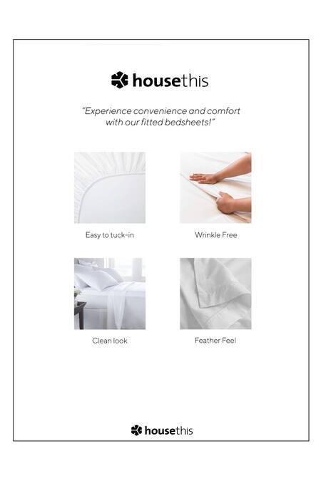 Shop_House This_Grey Cotton Satin Pepper Solid Fitted Bedsheet Set