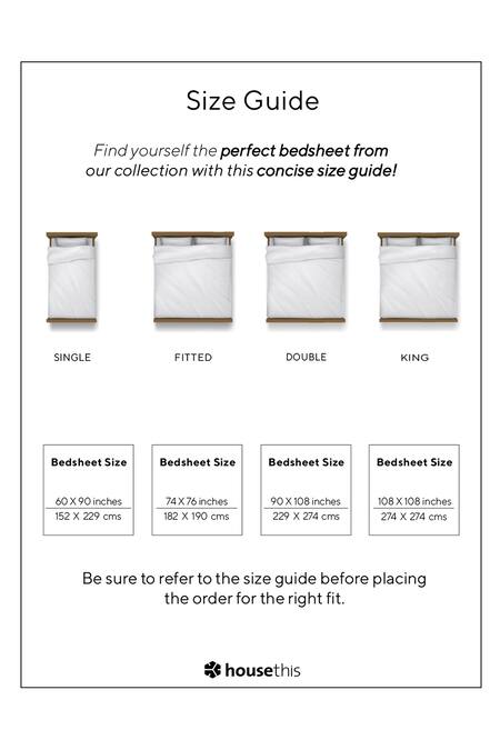 House This_Off White Cotton Satin Sesame Solid Fitted Bedsheet Set_Online_at_Aza_Fashions