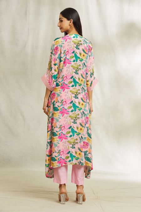 Divya Kanakia Floral Print Kurta & Pant Set 