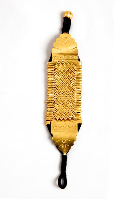 Buy Semi Spiral Pattern Gold Bracelet | Karuri Jewellers