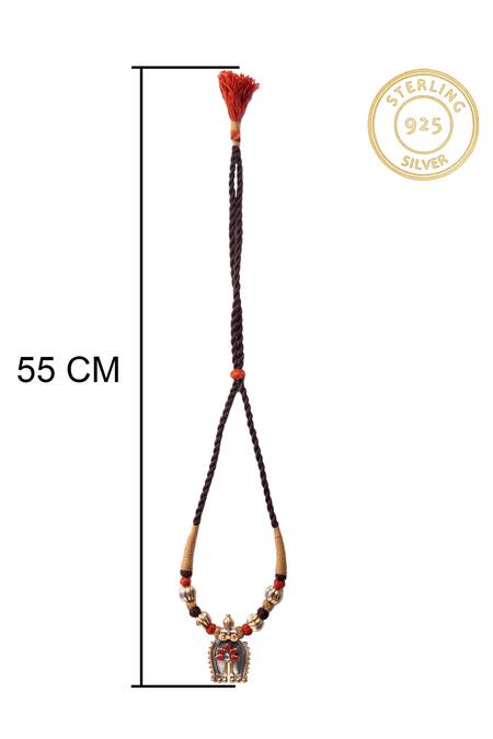 Neeta Boochra Gold Plated Kundan Embellished Pendant Necklace at Aza Fashions Neeta Boochra_Gold Plated Kundan Embellished Pendant Necklace _at_Aza_Fashions