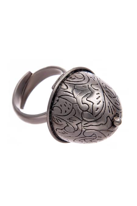 Neeta Boochra Vintage Carved Work Ring