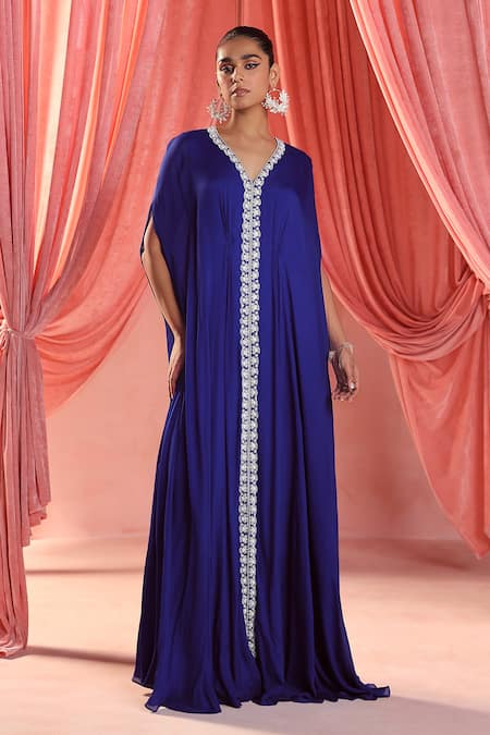 Seema Thukral Nura Embellished Placket Kaftan 