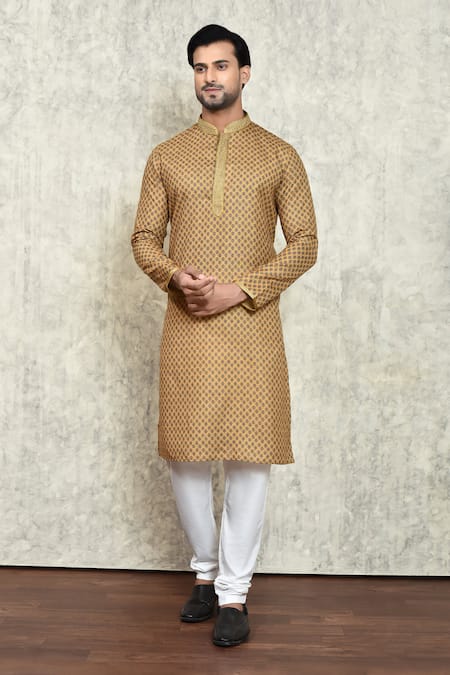 Arihant Rai Sinha Digital Print Kurta & Churidar Set 