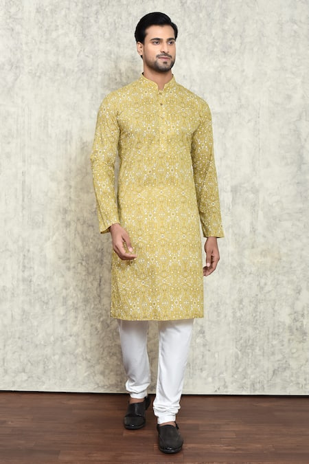 Arihant Rai Sinha Floral Print Kurta & Pant Set 