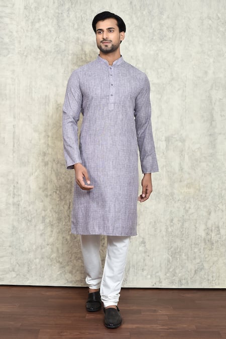 Arihant Rai Sinha Cotton Plain Kurta & Pant Set 