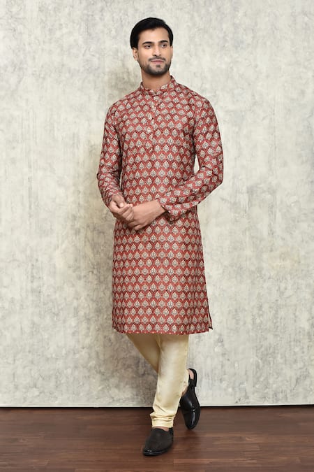 Arihant Rai Sinha Mandala Spades Print Kurta & Pant Set 