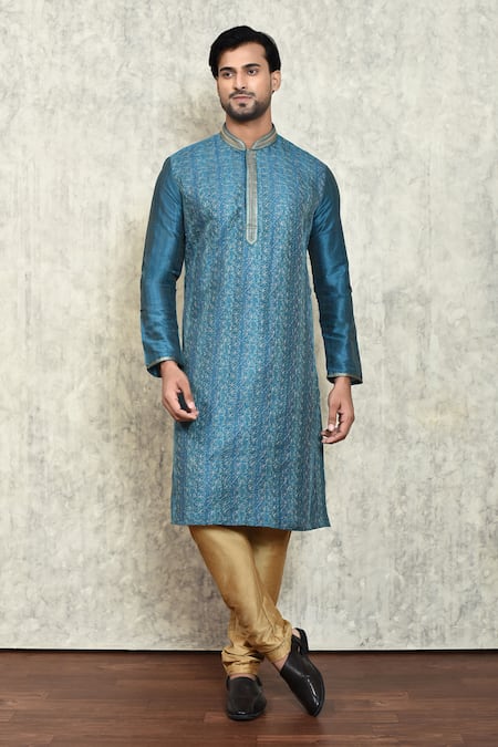 Arihant Rai Sinha Floral Embroidered Kurta & Pant Set 