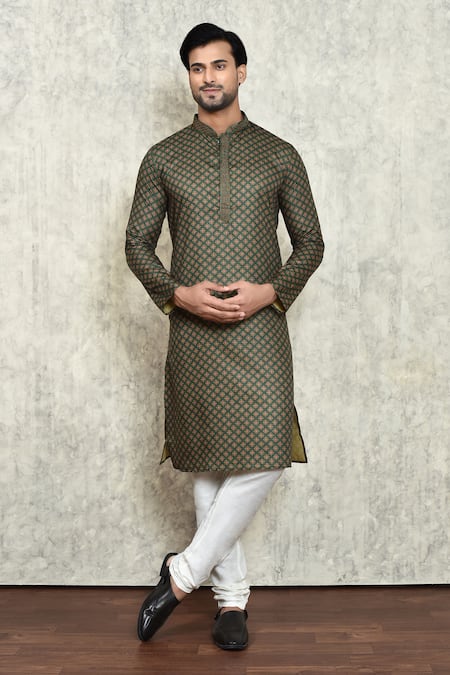 Arihant Rai Sinha Abstract Work Kurta & Pant Set 