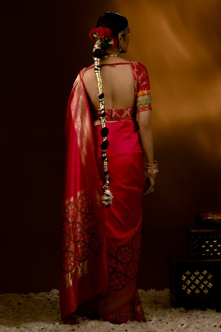 Priyal Bhardwaj Woven & Embroidered Panelled Blouse 