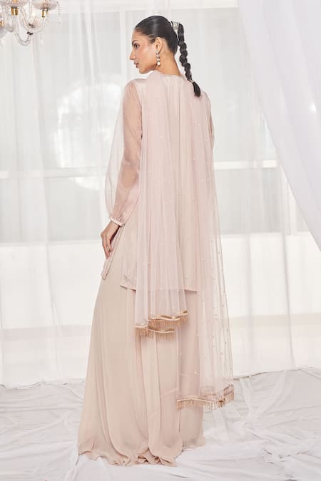 Disha Muchhala Silk Embroidered Kurta Pant Set 