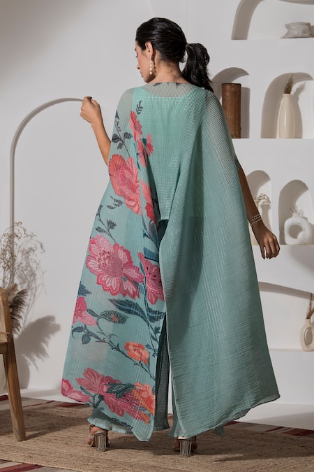 Preeti Mehta Printed Kaftan and Pant Set 