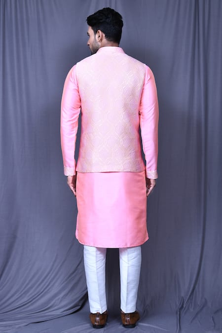 Arihant Rai Sinha Bloom Emboss Art Jacquard Bundi 