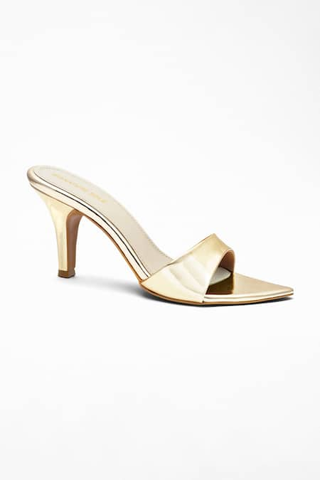 Plain gold outlet heels