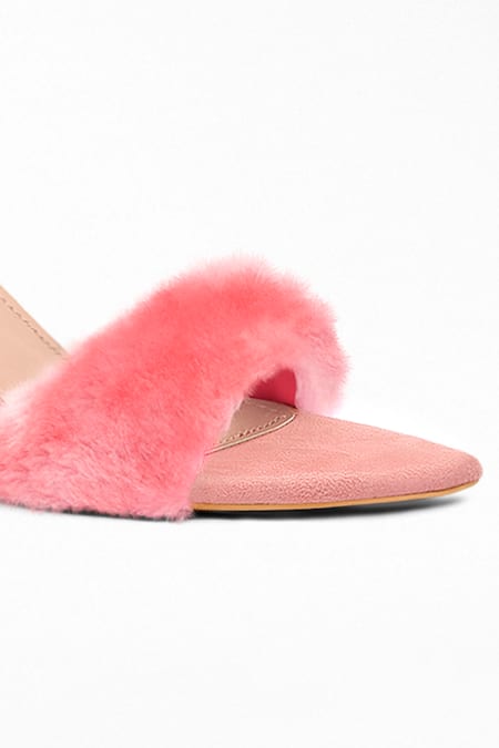 Block-heeled sandals - Light pink - Ladies | H&M IN