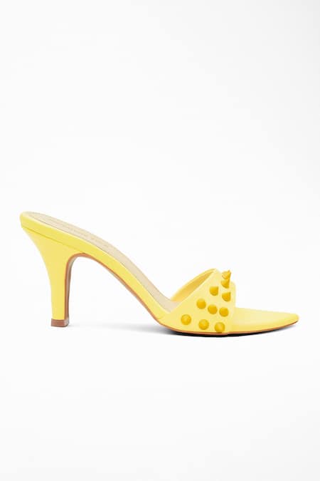 Yellow 2025 pencil heels