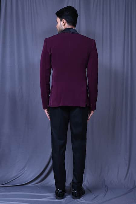 Arihant Rai Sinha Collared Tuxedo Jacket & Trouser Set 