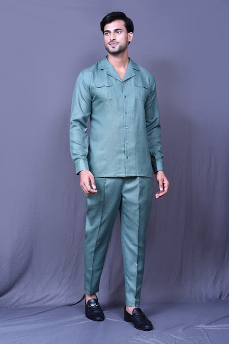 Arihant Rai Sinha Plain Shirt With Straight Pant 