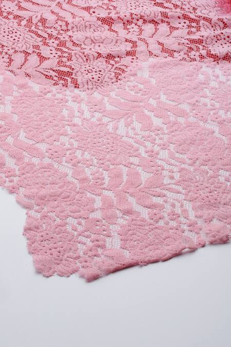 Buy_Modarta_Pink Ombre Lace Border Shawl _Online_at_Aza_Fashions