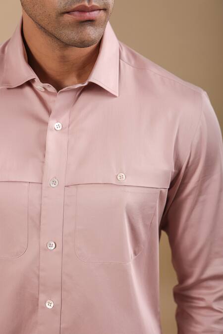 Buy Raw & Rustic By Niti Bothra Purple Cotton Solid Front Buttoned Shirt Buy_Raw & Rustic By Niti Bothra_Purple Cotton Solid Front Buttoned Shirt