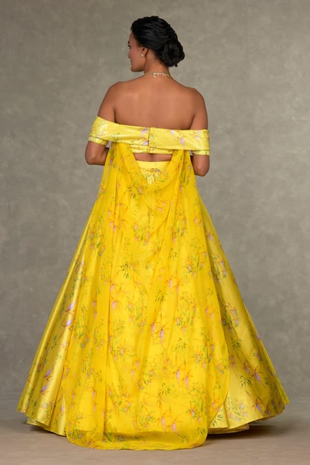 Masaba Juhi Bloom Print Skirt & Bustier Set 