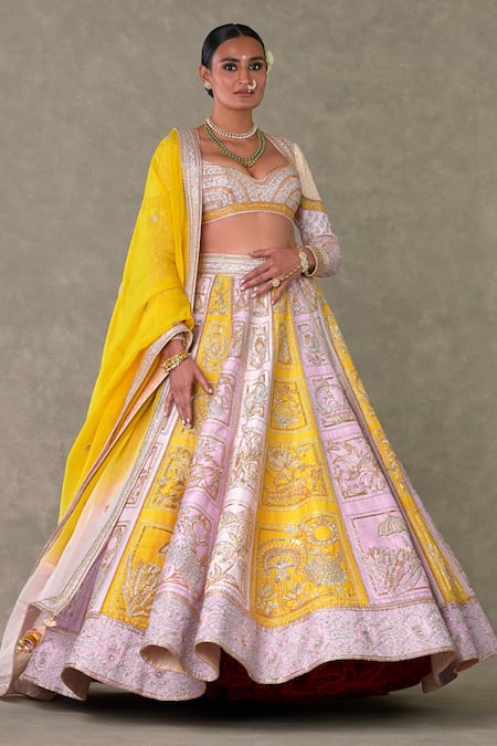 Masaba Pink Silk, Organza Diamonds, Embroidery, Sequins Raw Kasata Lehenga Set Online at Aza Fashions Masaba_Pink Silk, Organza Diamonds, Embroidery, Sequins Raw Kasata Lehenga Set _Online_at_Aza_Fashions