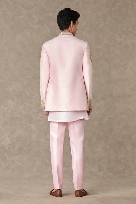 Shop Masaba Pink Silk Embroidery, Pearls Dil Chidiya Raja Koti at Aza Fashions Shop_Masaba_Pink Silk Embroidery, Pearls Dil Chidiya Raja Koti _at_Aza_Fashions