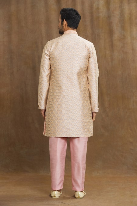 Arihant Rai Sinha Banarasi Floral Pattern Kurta Set 