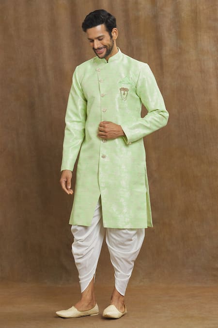 Aryavir Malhotra Florette Woven Kurta Set 