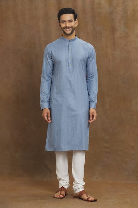 Arihant Rai Sinha Linear Print Straight Kurta 