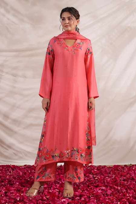 Label Niti Bothra Bahaar Printed & Embroidered Kurta Set 