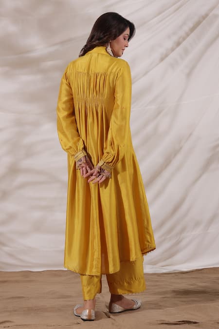 Label Niti Bothra Pankh Sequin Embroidered Anarkali & Palazzo Set 