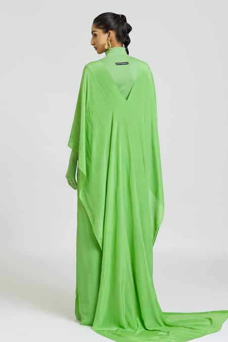 Huemn Overlapping Pallu Pant Saree 