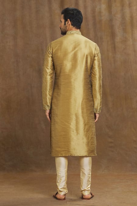 Arihant Rai Sinha Blossom Embroidered Kurta With Churidar 