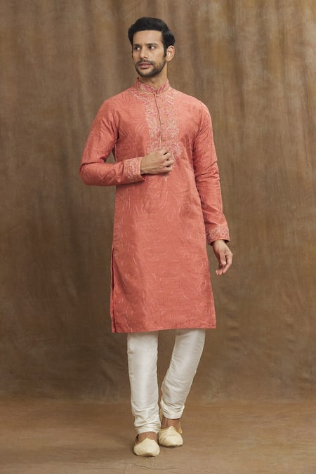 Arihant Rai Sinha Threadwork Kurta With Churidar 