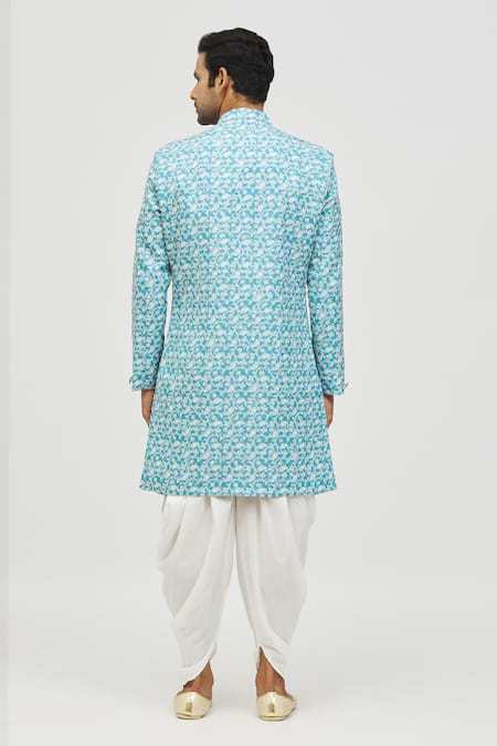 Arihant Rai Sinha Paisley Print & Embroidered Kurta Set 