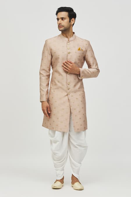 Aryavir Malhotra Diamond Woven Kurta Set 