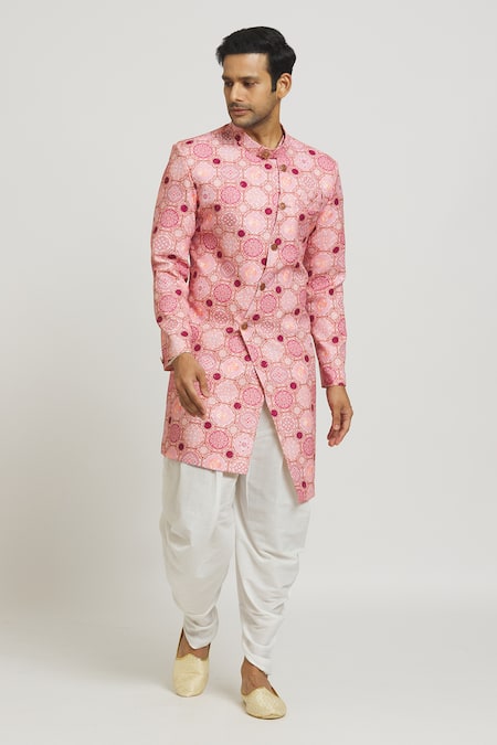 Aryavir Malhotra Abstract Print Kurta Set 