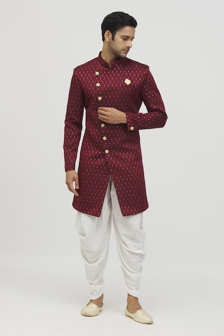 Aryavir Malhotra Mughal Woven Kurta Set 