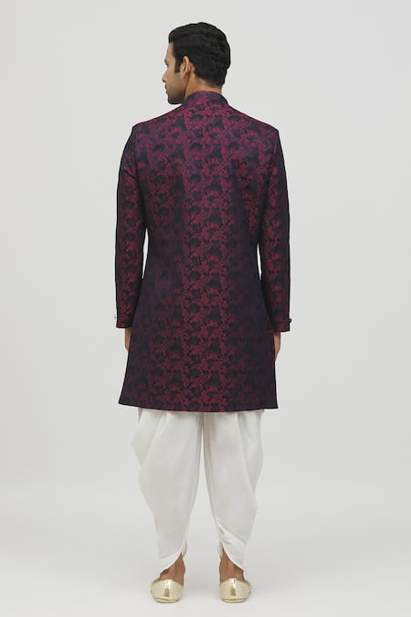 Arihant Rai Sinha Blossom Woven Kurta Set 