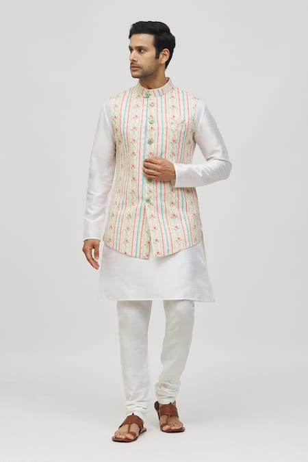 Arihant Rai Sinha Embroidered Thread & Sequin Bundi 