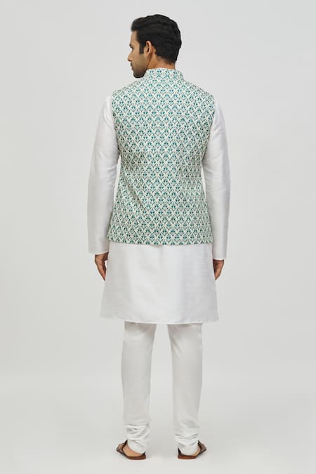 Arihant Rai Sinha Floral Abstract Pattern Bundi 