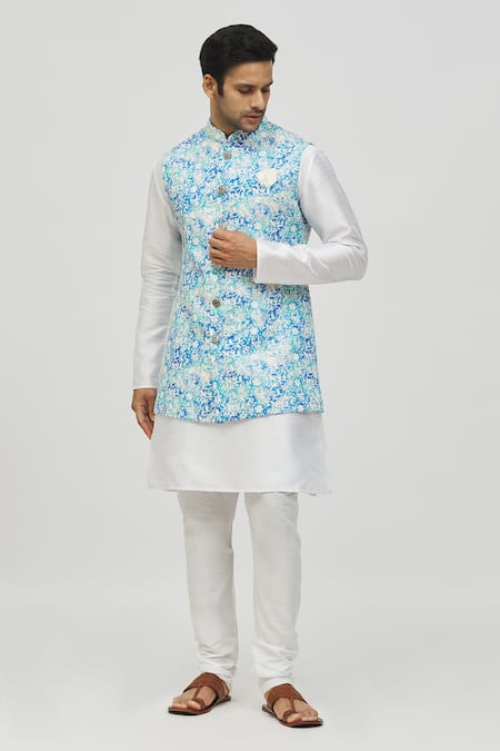 Arihant Rai Sinha Floral Vine Pattern Bundi 